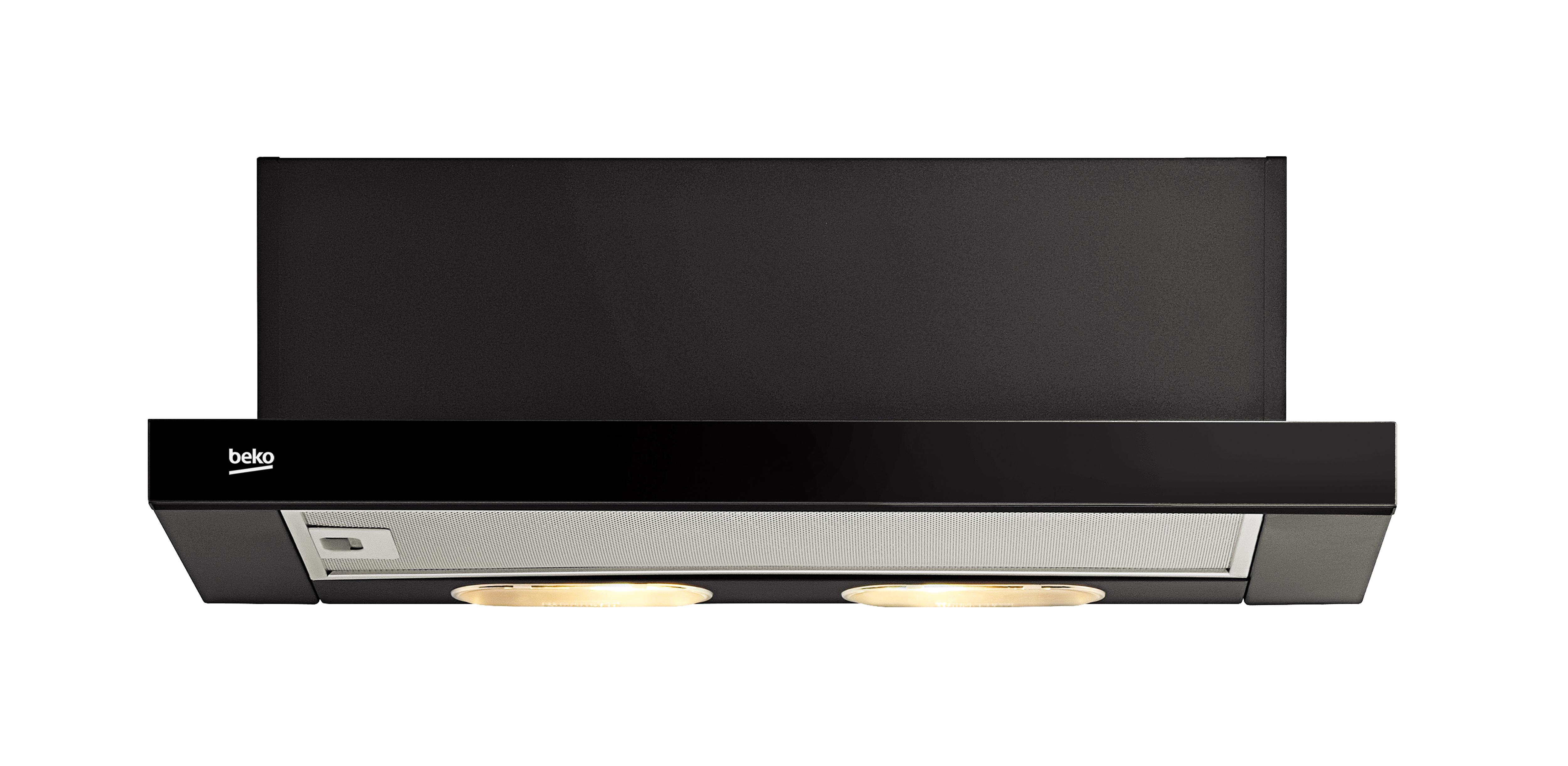 Beko CTB6250B beépíthető kihúzható konyhai elszívó, 60x30x19.8 cm, fekete szín 