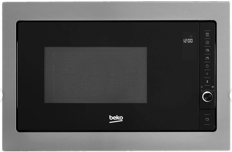 Beko MGB25332BG beépíthető mikrohullámú sütő,grill funkcióval,25L,inox 