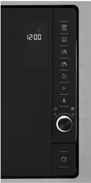 Beko MGB25332BG beépíthető mikrohullámú sütő,grill funkcióval,25L,inox 