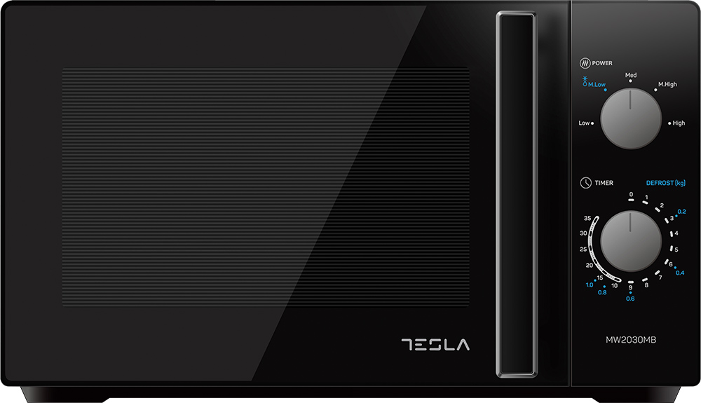 Tesla MW2030MB mikrohullámú sütő,20L,700W,fekete