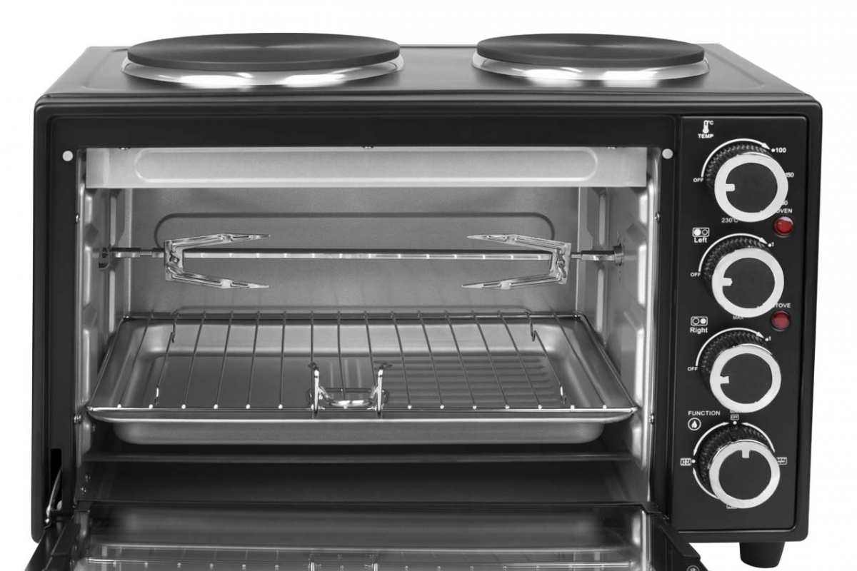 Orava ELEKTRAX28 28l mini sütő 2db főzőlappal