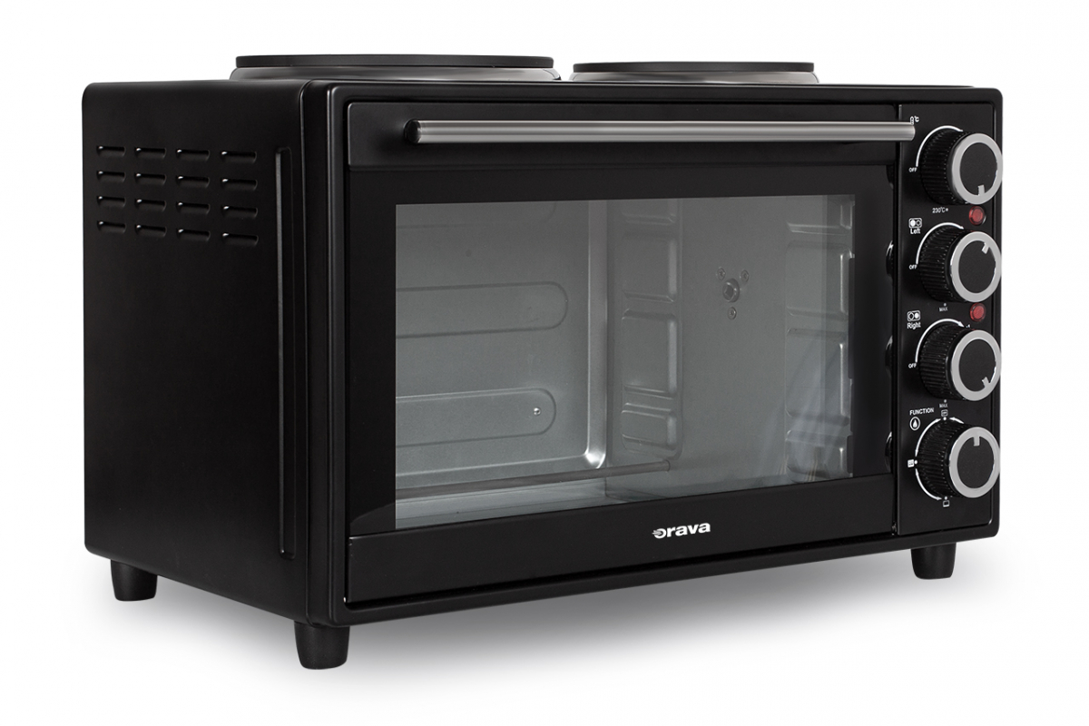 Orava ELEKTRAX28 28l mini sütő 2db főzőlappal