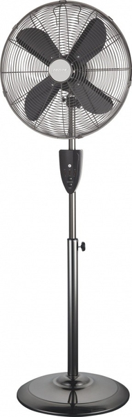 MPM-MWP-13M 45 cm fémházas álló ventillátor,fémpropellerrel,50W,távvezérlő,fekete