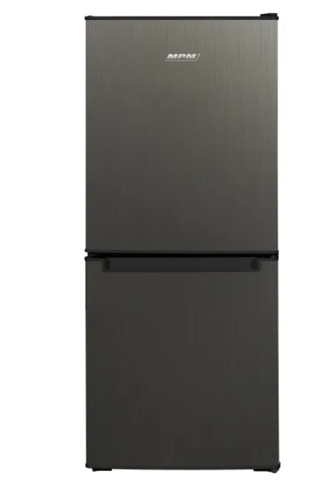 MPM MPM-108-KB-45 alulfagyasztós kombinált hűtőszekrény,72/36L,48x49x114 cm, sötét inox szín 