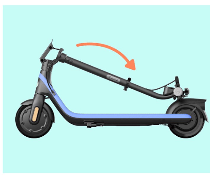 Segway-Ninebot eKickScooter C2 PRO E elektromos gyerek roller fekete-kék szín