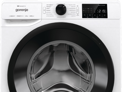 Gorenje WPNEI94A1SWIFI elöltöltős mosógép,gőzfunkció,9kg, inverter motor, 60x54.5x85 cm