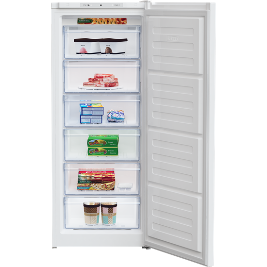 Beko RFSA210K40WN fagyasztószekrény, 168L, 54x56x135.7 cm 