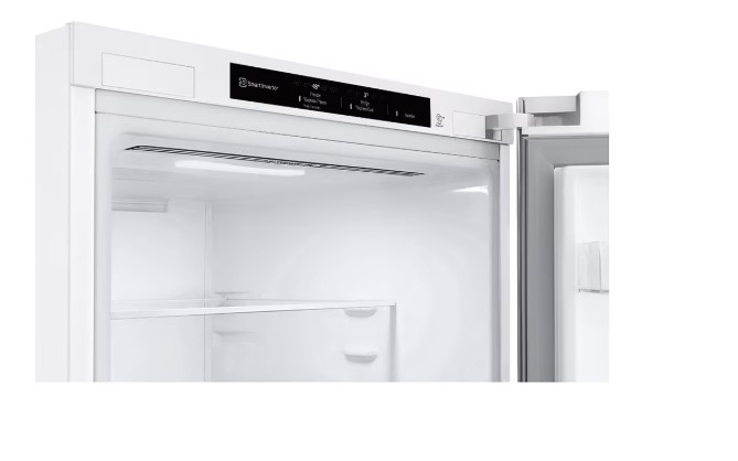 LG GBV21L0ESW No Frost alulfagyasztós kombinált hűtőszekrény, fehér DoorCooling+™ Inverter kompresszor 186x59,5X68,2cm