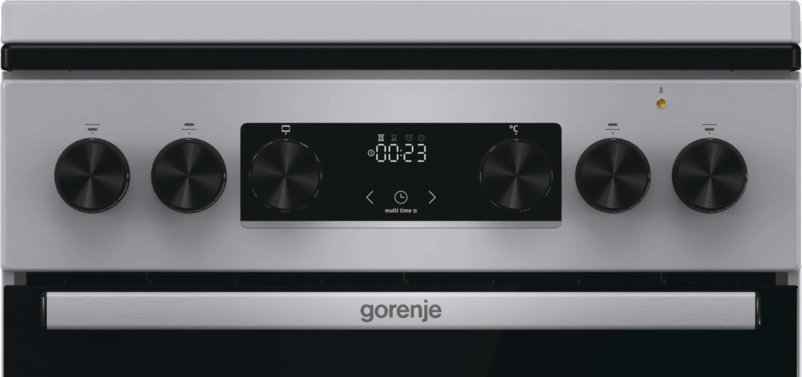 Gorenje GK5C63SH kombinált tűzhely, 70L, fém dísztető, 50x59.4x85 cm, szürke szín 