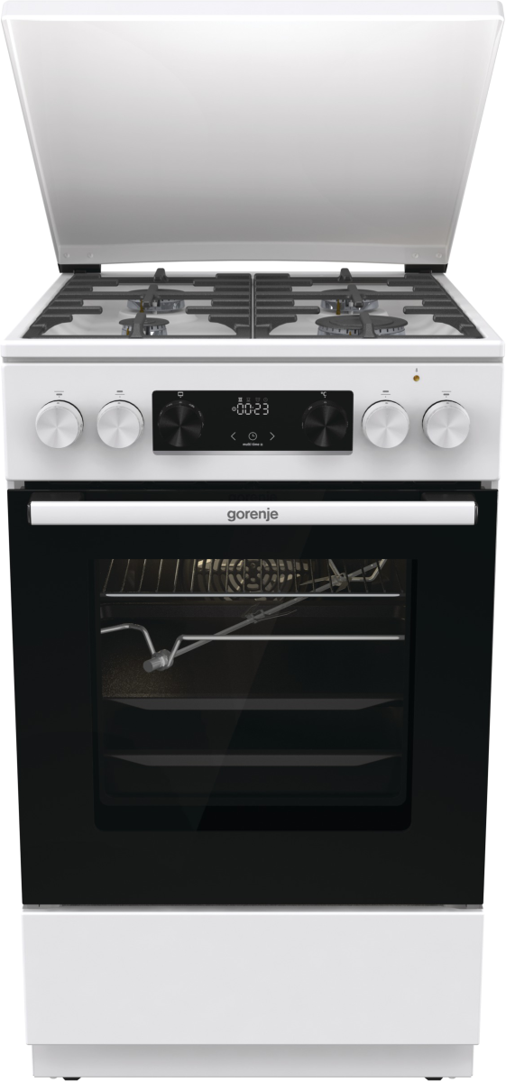 Gorenje GKS5C72WF kombinált tűzhely, 70L, fém dísztető, 50x59.4x85 cm 