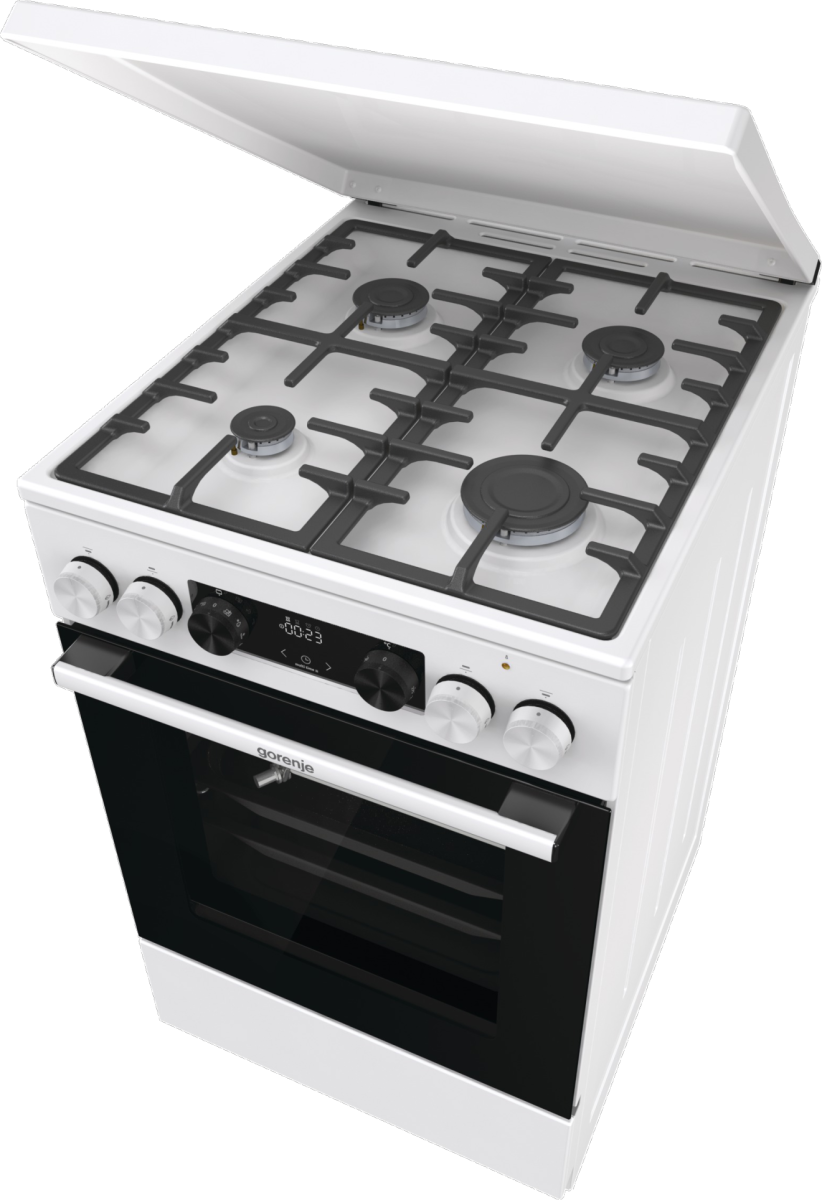 Gorenje GKS5C72WF kombinált tűzhely, 70L, fém dísztető, 50x59.4x85 cm 