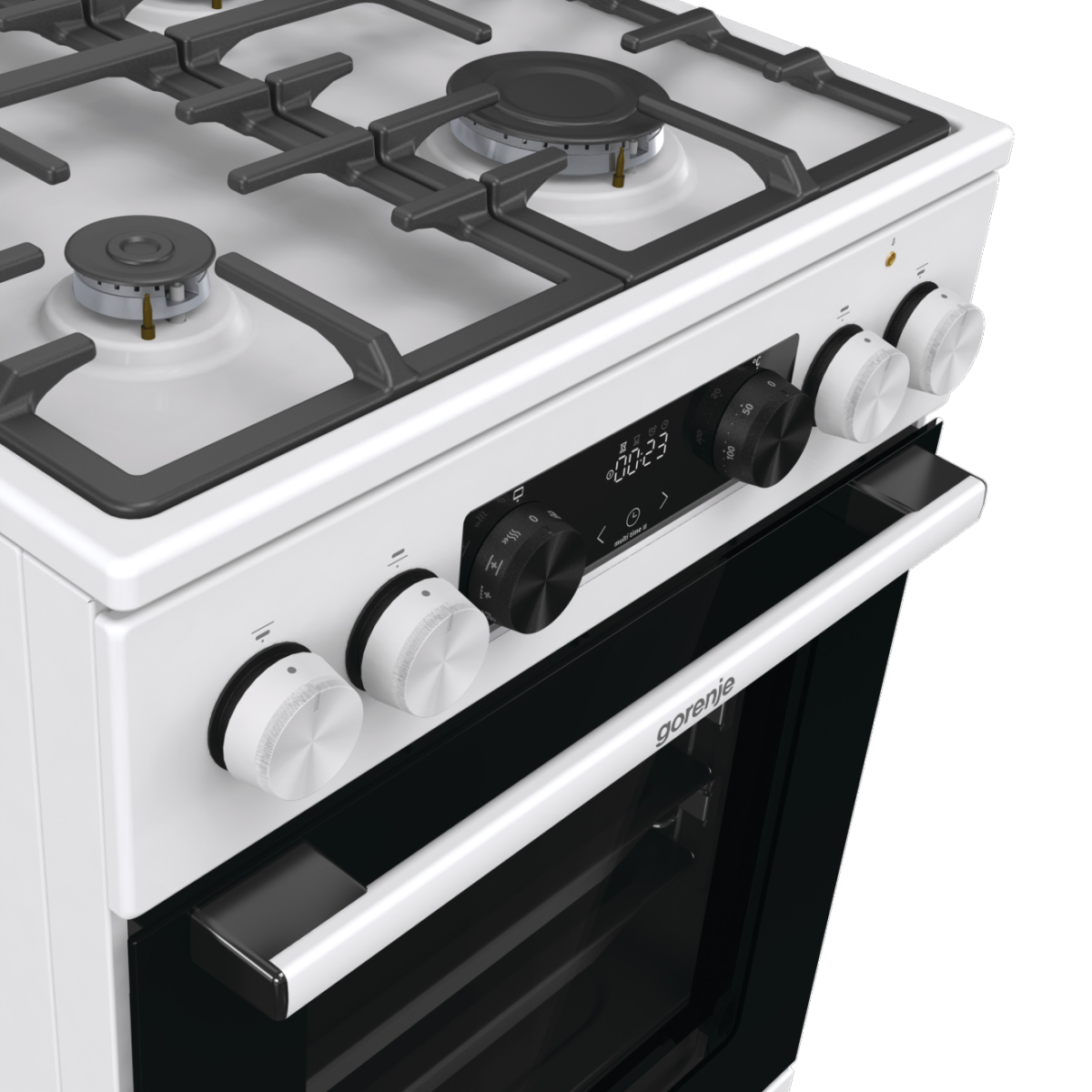 Gorenje GKS5C72WF kombinált tűzhely, 70L, fém dísztető, 50x59.4x85 cm 