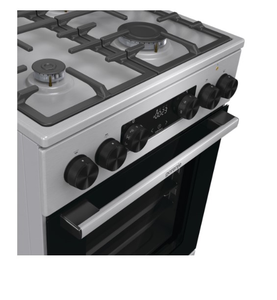 Gorenje GKS5C71XF kombinált tűzhely, 70L, fém dísztető, 50x59.4x85 cm, inox 