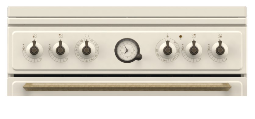 Gorenje GKS6C71CLI kombinált tűzhely, 71L, 60x60x85 cm, bézs szín 