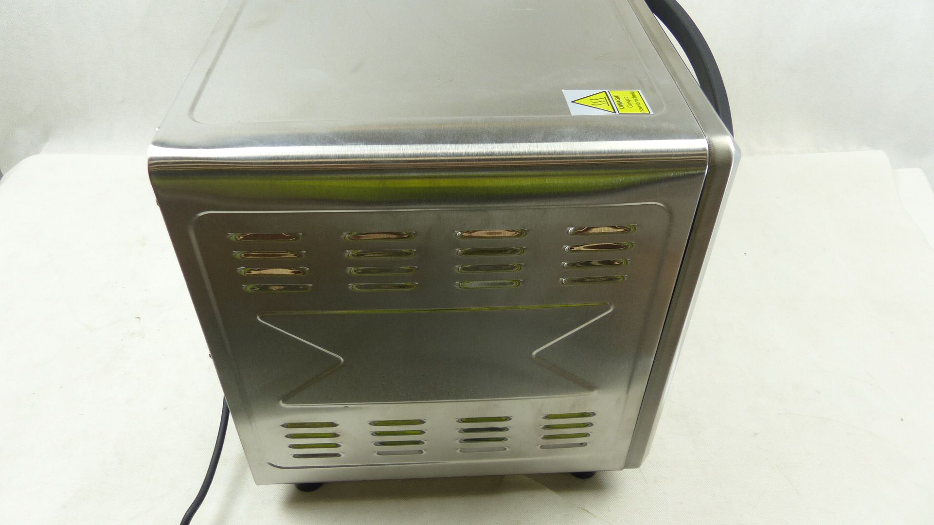 MPM MPE-08/T elektromos sütő rozsdamentes külső 2000W 45L, hőlégkeverés, időzitő MPE08/T