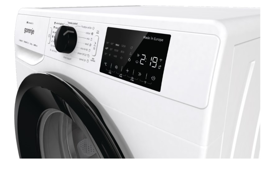 Gorenje W2PNEI94A1SWIFI elöltöltős mosógép, 9kg, inverter motor, gőzfunkció, 60x54.5x85 cm 