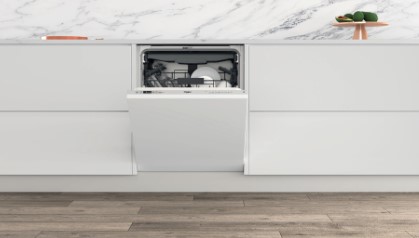 Whirlpool WIC3C26F teljesen beépíthető mosogatógép,14 terítékes,59.8x55.5x82cm, automatikus ajtónyitás