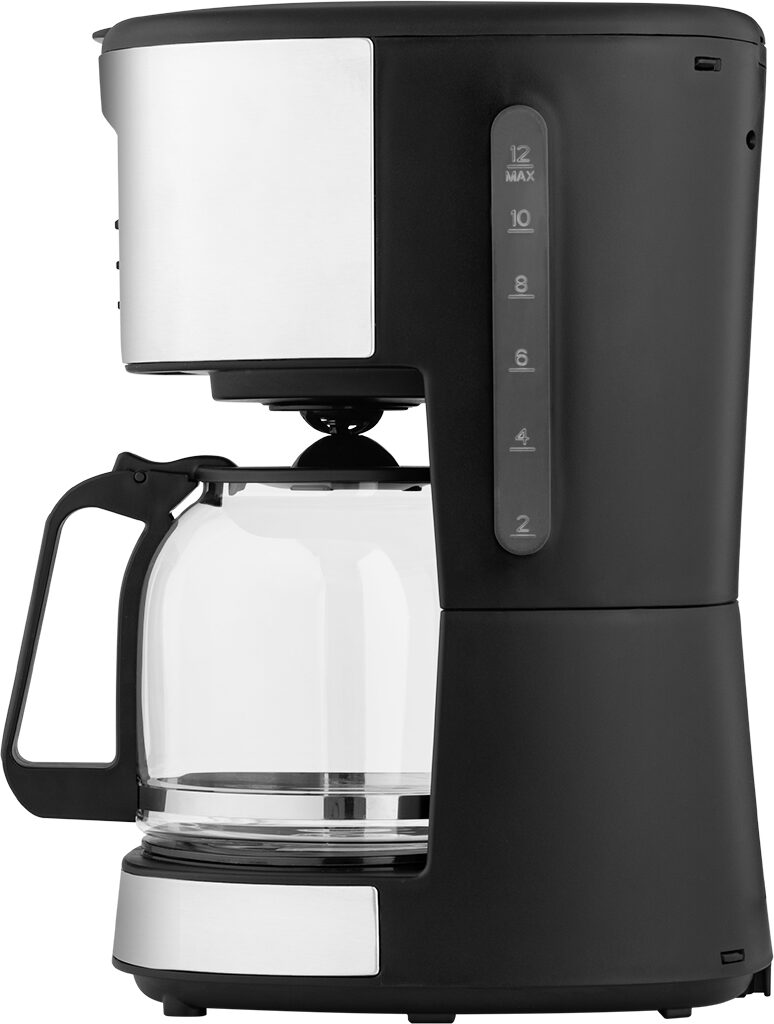 ECG KP 2125 filteres tea kávéfőző,1.5L,fekete/inox szín,900W