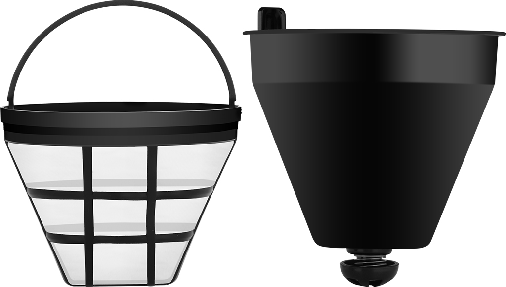 ECG KP 2125 filteres tea kávéfőző,1.5L,fekete/inox szín,900W