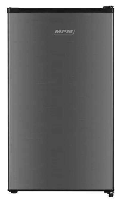 MPM MPM-90-CJ-28 egyajtós hűtőszekrény 0 fokos tároló rekesszel 90L inox, 48x45x85 cm