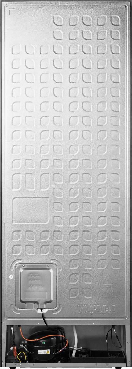 Gorenje NRK720EAXL4 No Frost Plus alulfagyasztós kombinált hűtőszekrény, inverteres kompresszor, 345/150L, szürke, 70.4x69.4x200 cm