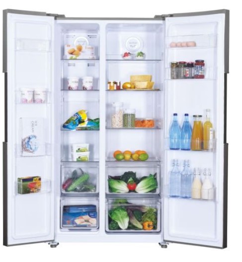 Candy CHSVN 174 X No Frost Side by Side hűtőszekrény,90x66x177cm,347/185L,inox 