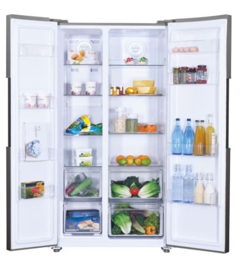 Candy CHSVN 174 X No Frost Side by Side hűtőszekrény,90x66x177cm,347/185L,inox 