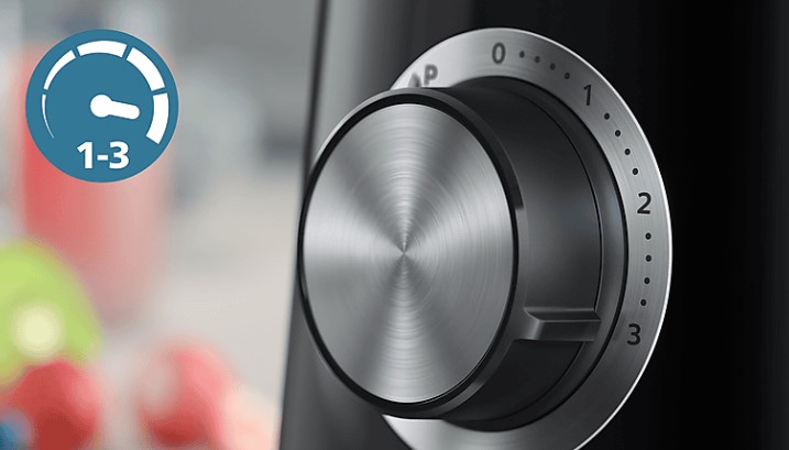 Philips HR3030/00 turmixgép, 1200W, 2L, üveg kehely, fekete 