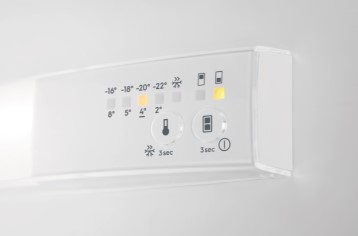 AEG SCE618E5TS No Frost beépíthető alulfagyasztós kombinált hűtőszekrény, 190/61L