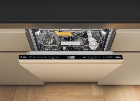 Whirlpool W8I HF58 TU teljesen beépíthető mosogatógép, 14 teríték, 3 kosár, 60cm, automatikus ajtónyitás funkció 