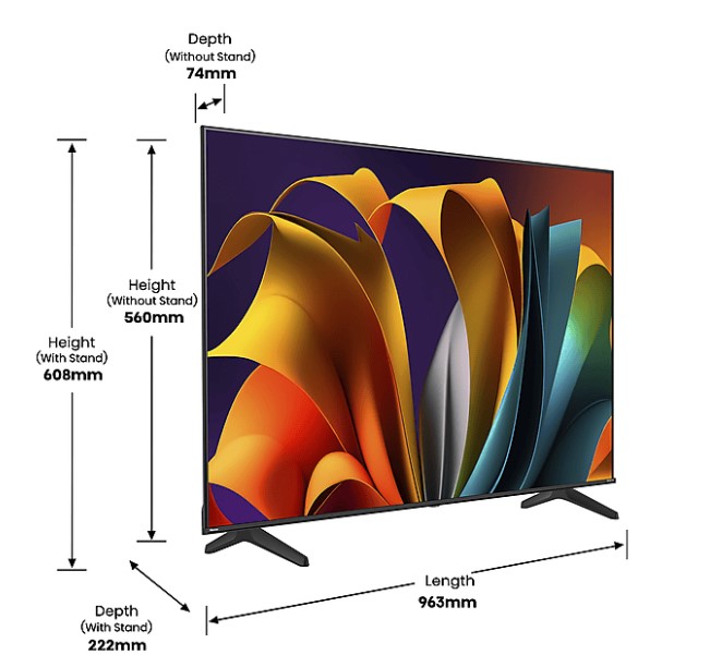 Hisense 50A6N 4K UHD Smart LED 50", 127 cm TV