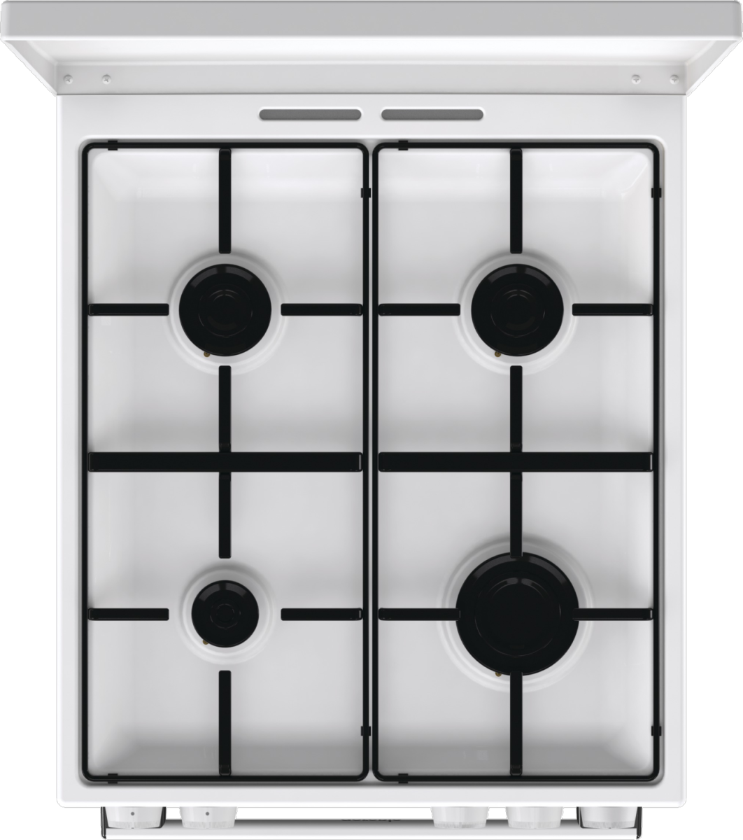 Gorenje GG5A14WJ gáztűzhely, elektromos szikragyújtás, 70L, fém dísztető, 50x59.4x85cm 