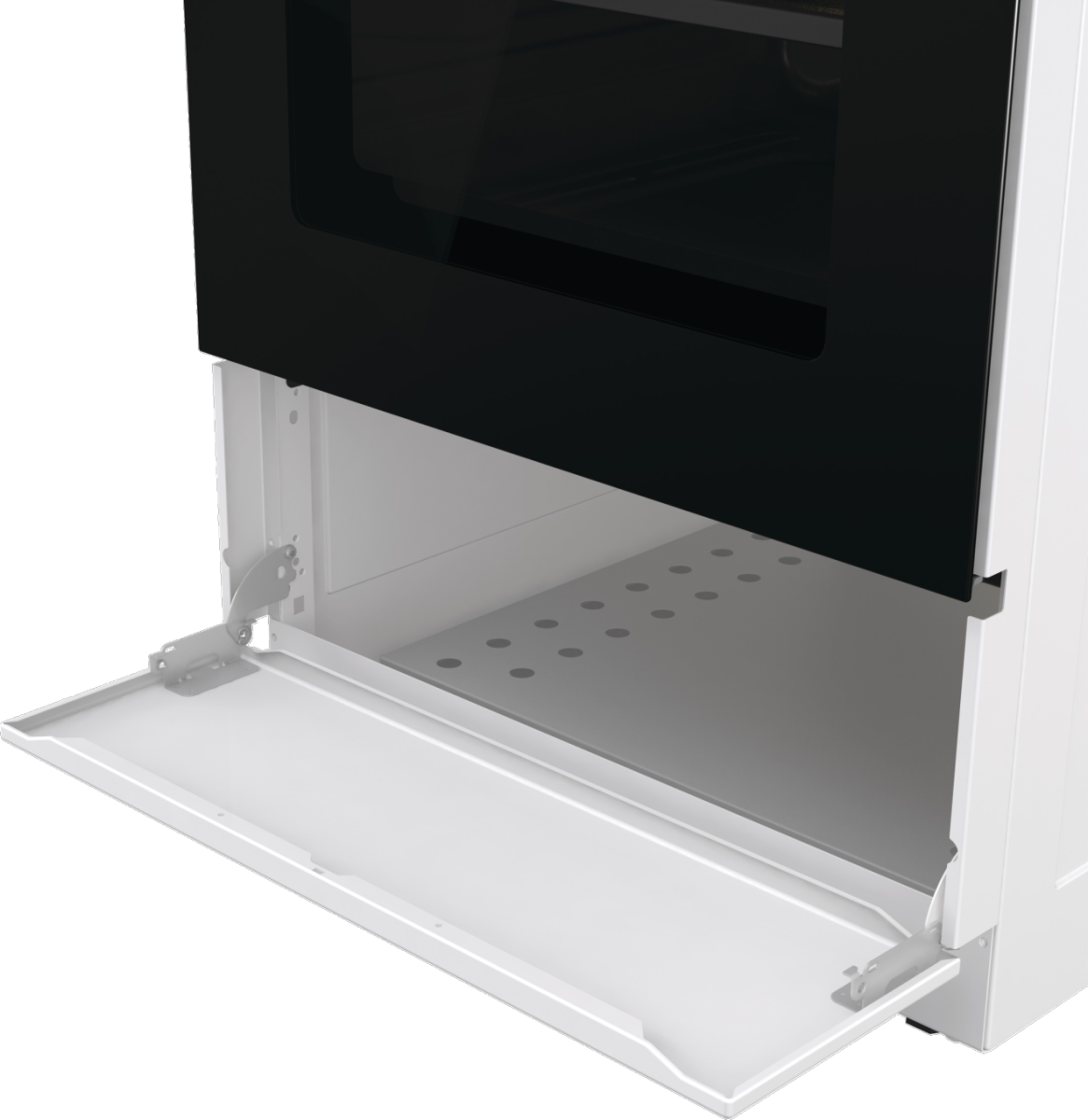 Gorenje GG5A14WJ gáztűzhely, elektromos szikragyújtás, 70L, fém dísztető, 50x59.4x85cm 