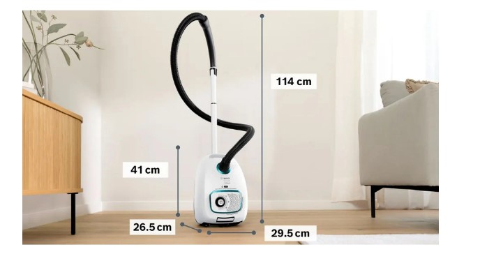 Bosch BGL41HYG2H porzsákos porszívó, fehér, 700W