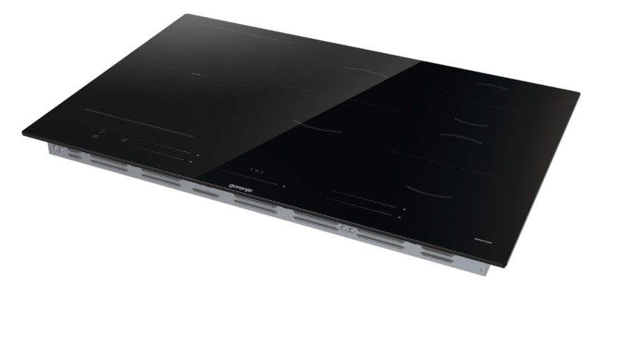Gorenje GI8532BSCE 80cm beépíthető indukciós főzőlap,Bridge összekapcsolható főzőzónával,fekete,80x52x4.8cm,BigZone 23 cm Tökéletes megoldás a legnagyobb serpenyőkhöz