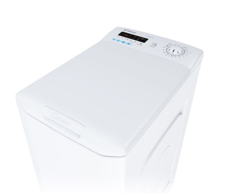 Candy CSTG282D2/1-S felültöltős mosógép, 8kg, Wifi+NFC, 41x60x86cm