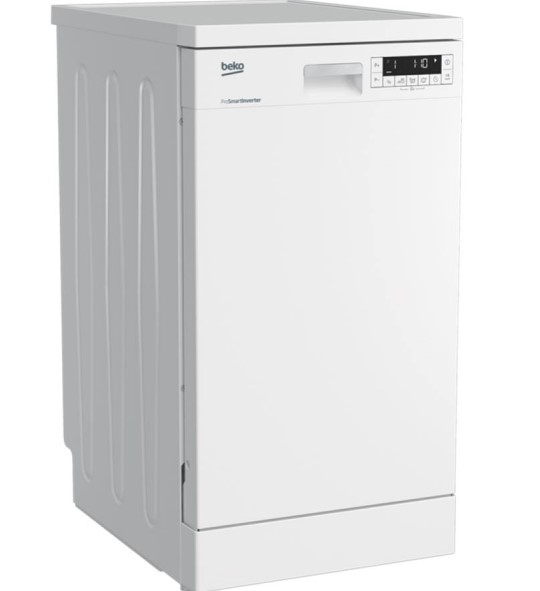 Beko DFS26024W 10 terítékes keskeny mosogatógép, 44.8x60x85 cm 