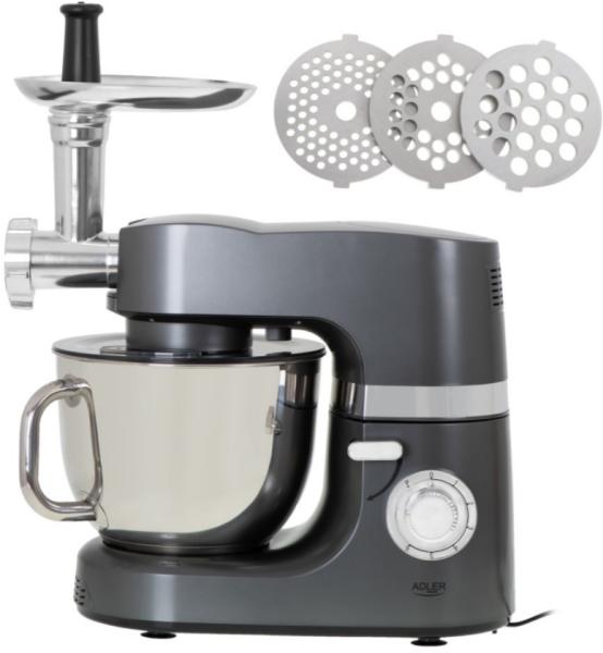 Adler AD4221 konyhai robotgép,2200W,7L,acél szín