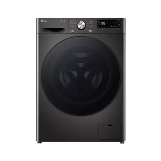 LG F4DR711S2BA mosó-szárítógép,11/6kg,TurboWash™360, AI DD™,Wifi,fekete acél szín,gőz technológia,Inverter DirectDrive motor,60x56.5x85 cm 