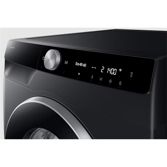Samsung WW11DG6B85LBU4 elöltöltős mosógép, 11kg, Wifi, gőzfunkció, inverter motor, fekete, 60x60x85cm