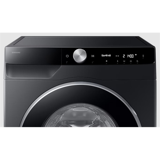 Samsung WW11DG6B85LBU4 elöltöltős mosógép, 11kg, Wifi, gőzfunkció, inverter motor, fekete, 60x60x85cm