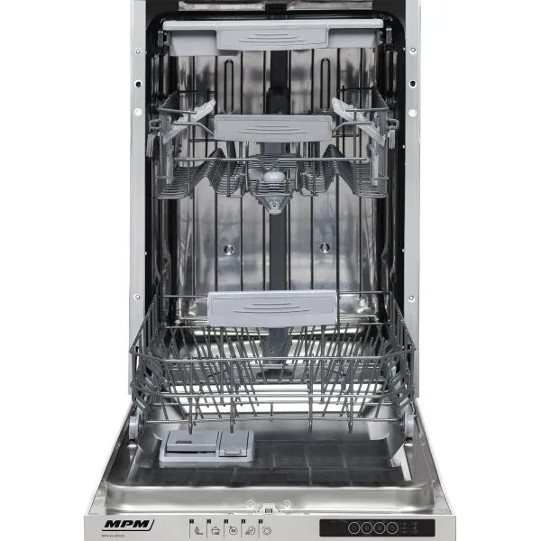 MPM MPM-45-ZMI-05 teljesen beépíthető keskeny 10 terítékes mosogatógép, 45x57x82cm, MPM45ZMI05