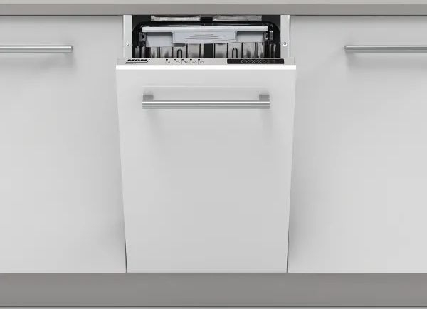 MPM MPM-45-ZMI-05 teljesen beépíthető keskeny 10 terítékes mosogatógép, 45x57x82cm, MPM45ZMI05