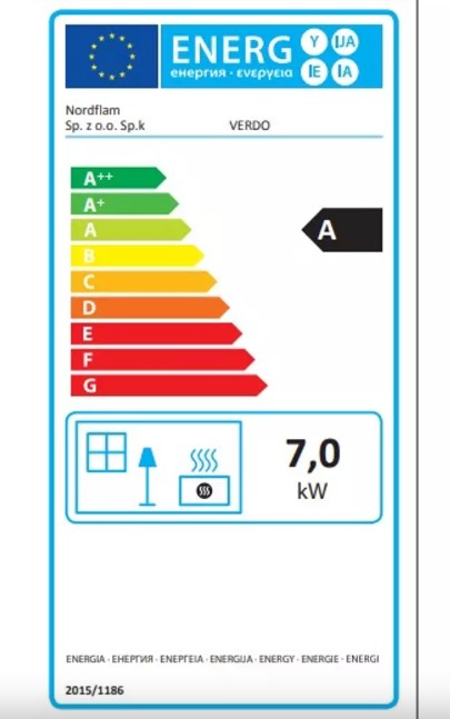 Nordflam Verdo öntvény kandalló,7kw