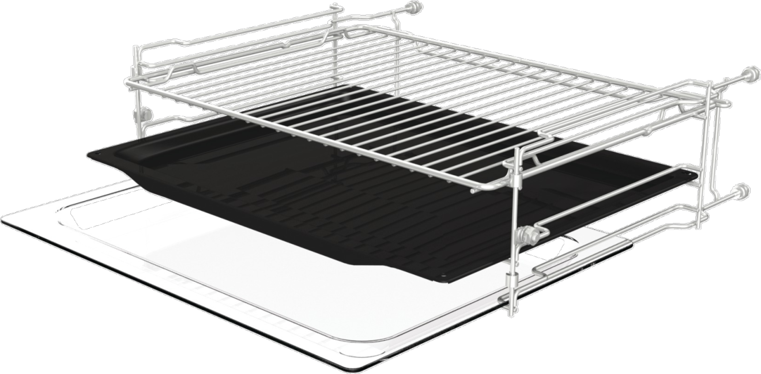 Gorenje BCM4058B beépíthető kompakt gőzpároló és kombinált sütő, WIFI, 59.5x54.6x45.5 cm, fekete 