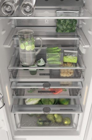 Whirlpool WHC20 T593 P Total No Frost beépíthető kombinált alulfagyasztós hűtőszekrény, 212/68L, 54x55x194 cm 