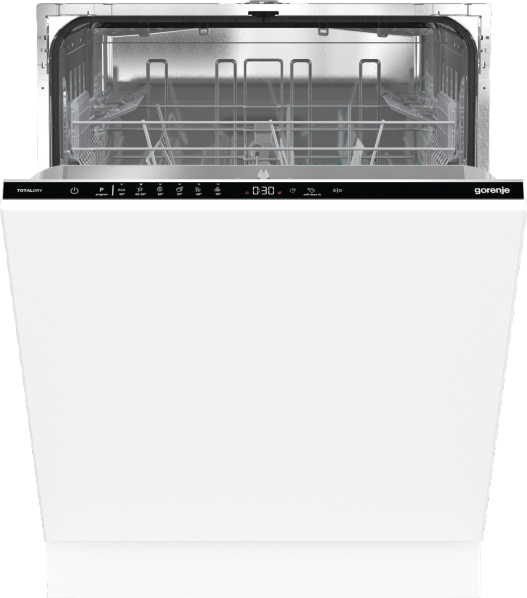 Gorenje GV642D90 teljesen beépíthető mosogatógép, 14 terítékes, automatikus ajtónyitás, 59.8x55.5x81.6 cm 