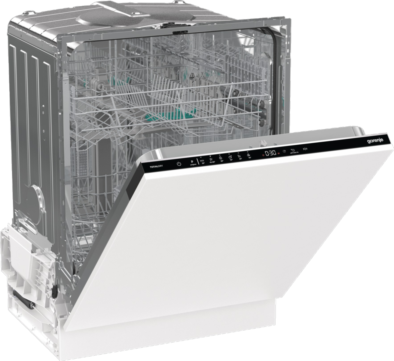 Gorenje GV642D90 teljesen beépíthető mosogatógép, 14 terítékes, automatikus ajtónyitás, 59.8x55.5x81.6 cm 