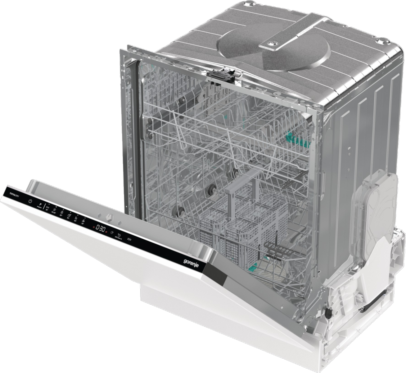 Gorenje GV642D90 teljesen beépíthető mosogatógép, 14 terítékes, automatikus ajtónyitás, 59.8x55.5x81.6 cm 