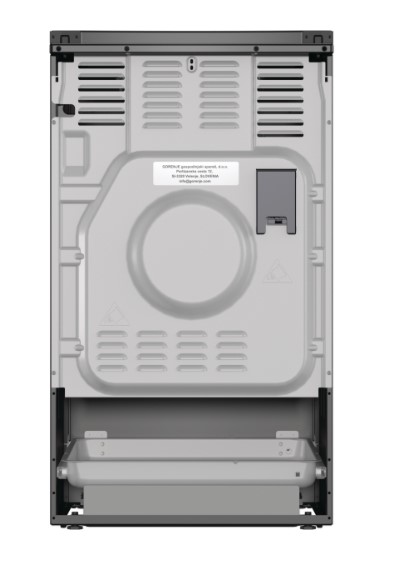 Gorenje MEKS5141BM fekete kombinált tűzhely gőzfunkcióval, 70L, 50x59.4x85 cm 